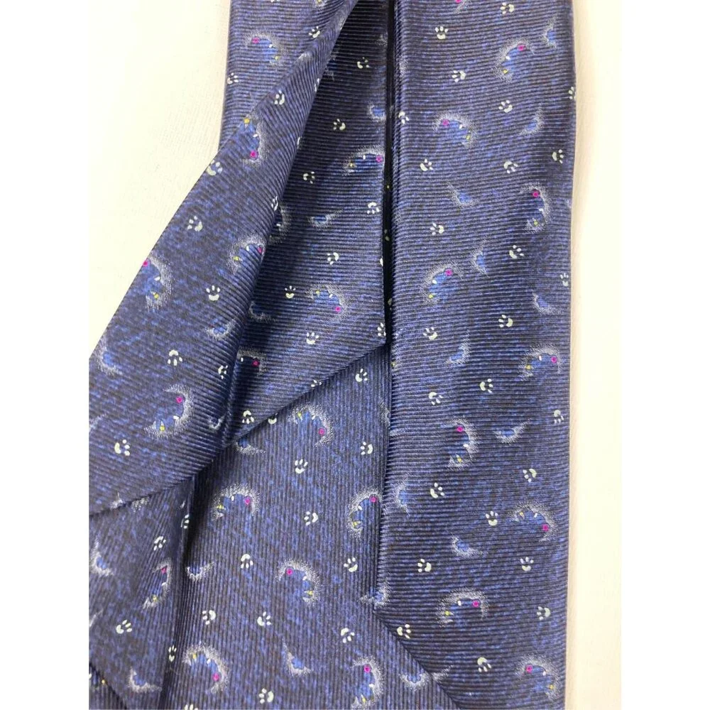 Nwot NEW Bvlgari Bulgari ***7-Fold*** 100% Silk Tie - Picture 3 of 4